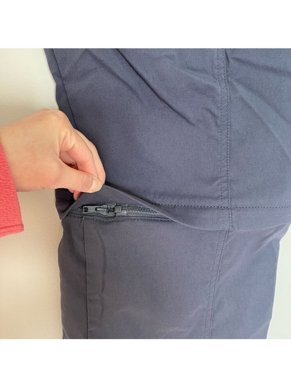 Prana Monarch Convertible Pants Grey Sz 12 Short Inseam - Picture 10 of 16